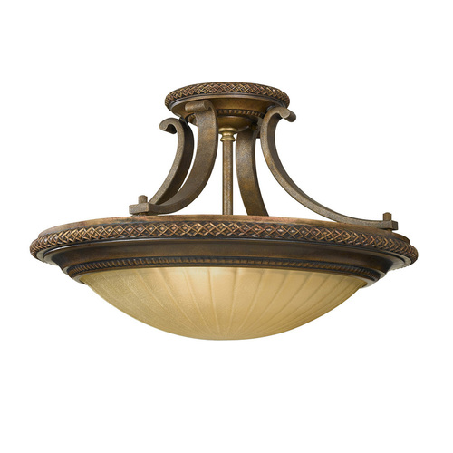 Check Kelham Hall 2 Light Semi-Flush Light  Elstead