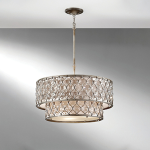 Lucia 6 Light Chandelier  Elstead small 1