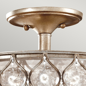 Lucia 1 Light Semi-Flush Light Elstead small 2