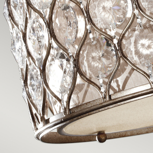 Lucia 1 Light Semi-Flush Light Elstead small 3