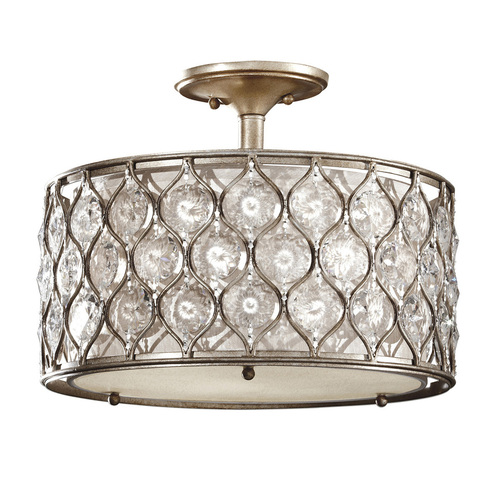 Check Lucia 1 Light Semi-Flush Light Elstead