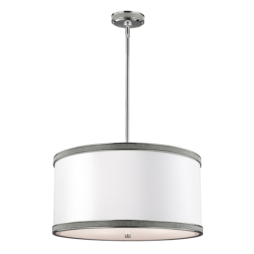 Check Elstead Pave 3 Light Pendant Lamp