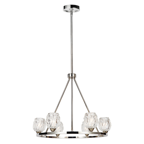 Check Rubin 6 Light Chandelier Elstead