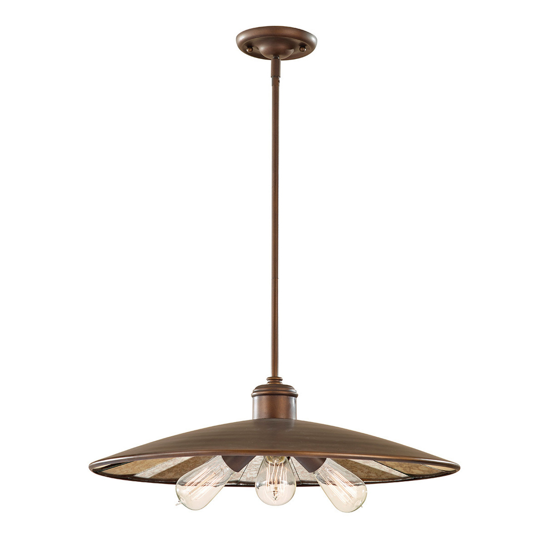 Urban Renewal 3 Light Large Pendant Elstead