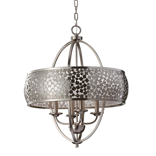 Check Zara 4 Light Large Chandelier Elstead
