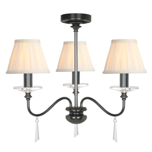 Finsbury Park 3 Light Chandelier Elstead small 1
