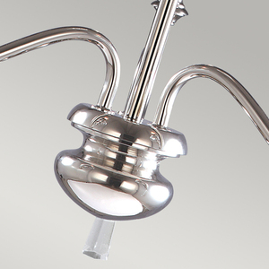 Finsbury Park 3 Light Chandelier - Polished Nickel Elstead small 3
