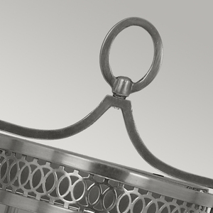 Guildhall Wall Light - Polished Nickel  Elstead small 1