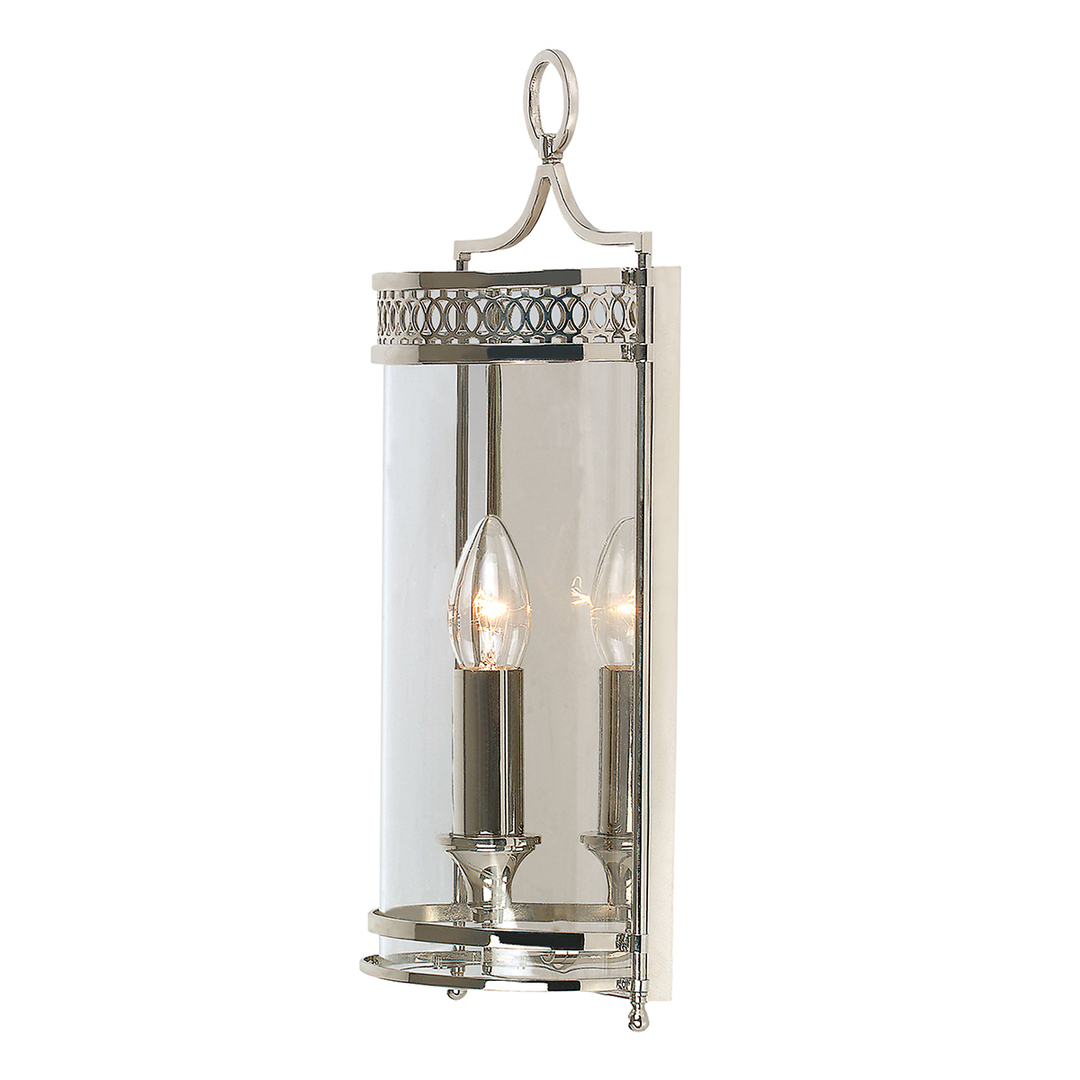 Guildhall Wall Light - Polished Nickel Elstead
