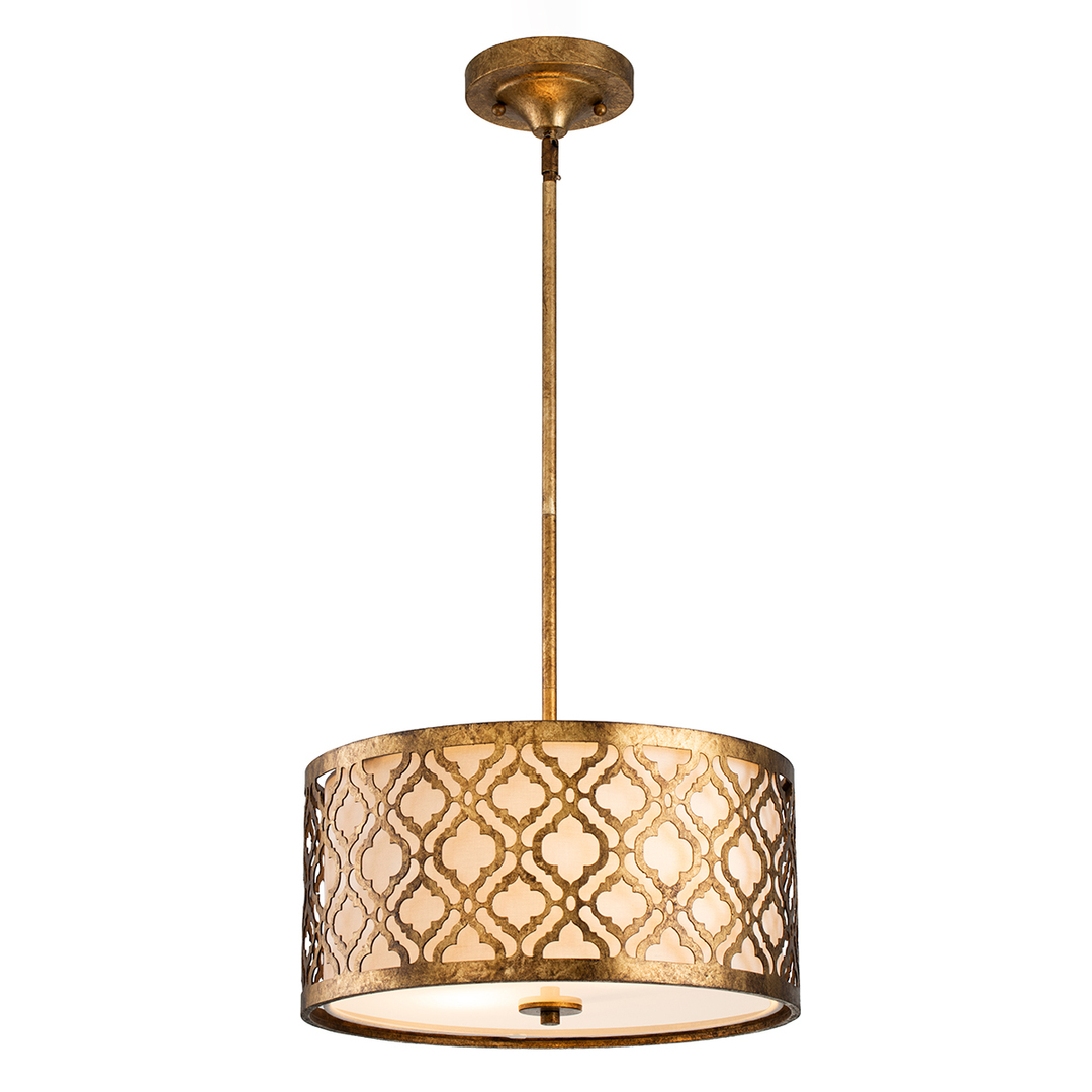 Arabella 2 Light Duo-Mount Pendant Lamp Medium Elstead.