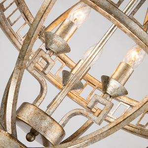 Lemuria 3 Light Globe Pendant Elstead small 4