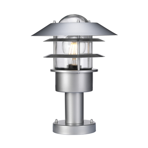 Check Helsingor 1 Light Pedestal Lantern Elstead