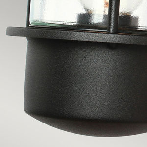 Helsingor 1 Light Pir Wall Lantern - Black Elstead small 2