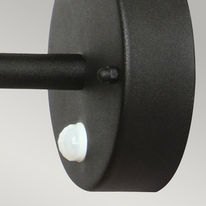 Helsingor 1 Light Pir Wall Lantern - Black Elstead small 3