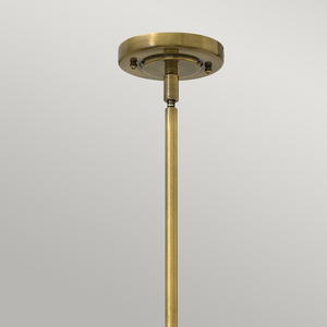 Amelia 1 Light Medium Pendant Lamp - Buckeye Bronze/Restoration Bronze Elstead. small 1