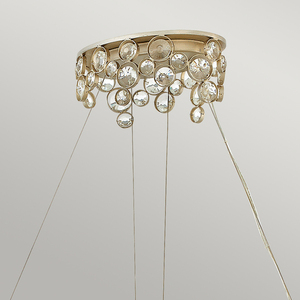 Anya Linear Chandelier Elstead small 1