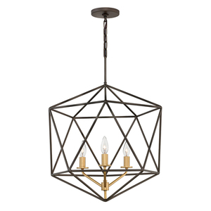 Astrid 3 Light Pendant Chandelier Elstead small 0