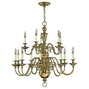 Cambridge 15 Light Chandelier Elstead small 0