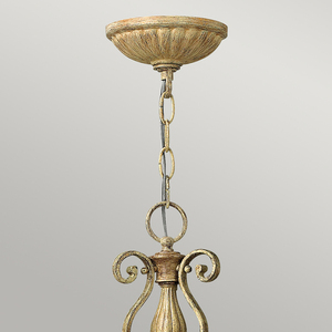 Carabel 3 Light Pendant Chandelier Elstead small 1