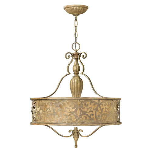 Check Carabel 3 Light Pendant Chandelier Elstead