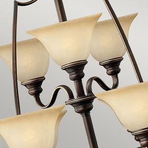 Cello 15 Light Chandelier  Elstead small 2