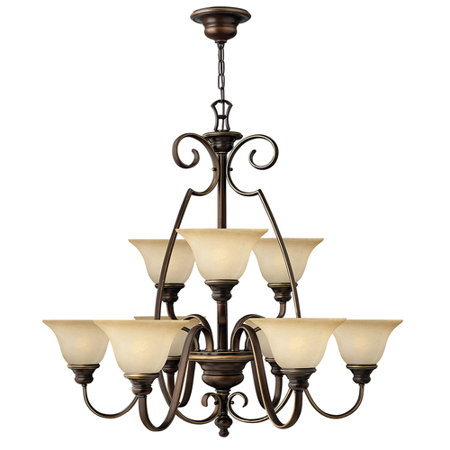 Check Cello 9 Light Chandelier Elstead