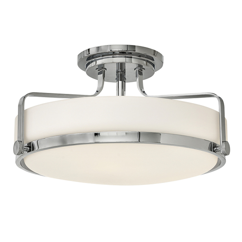 Check Harper Medium Semi Flush - Polished Chrome Elstead