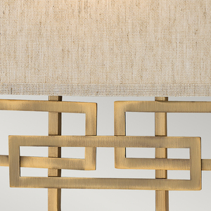 Lanza 2 Light Wall Light - Brushed Bronze Elstead small 3
