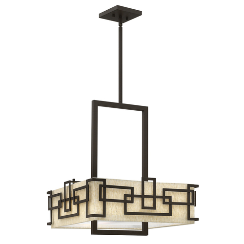 Check Lanza 3 Light Pendant - Oil Rubbed Bronze Elstead