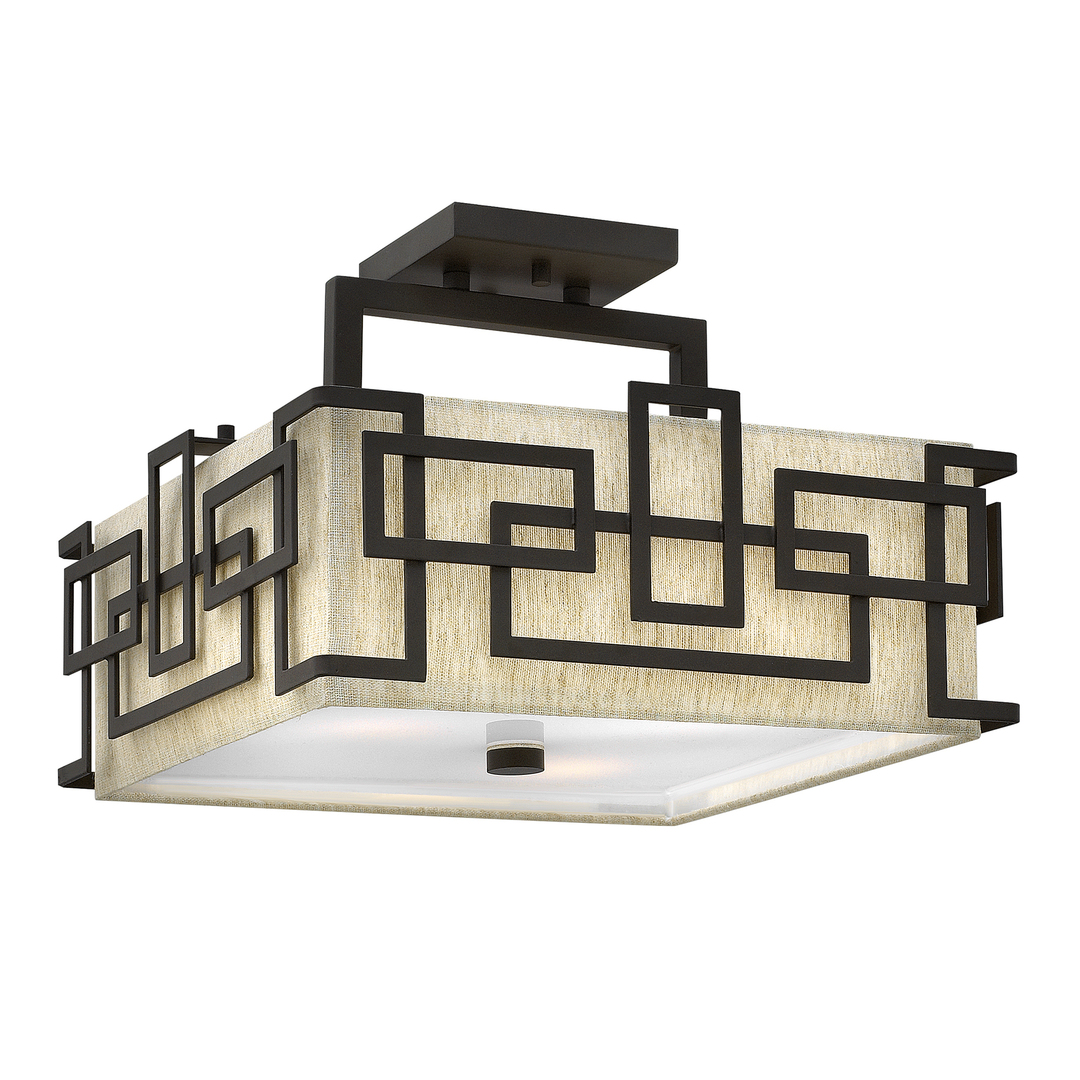 Lanza 3 Light Semi-Flush Elstead
