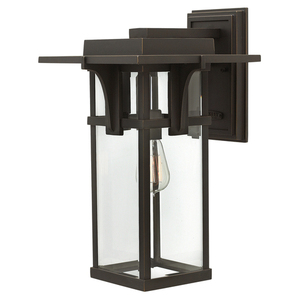 Manhattan 1 Light Large Wall Lantern Elstead small 0