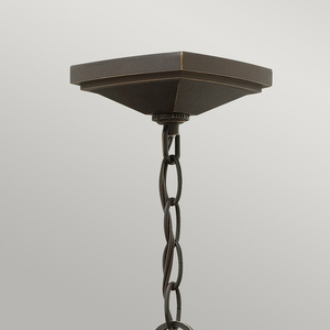 Manhattan 1 Light Chain Lantern Elstead small 1
