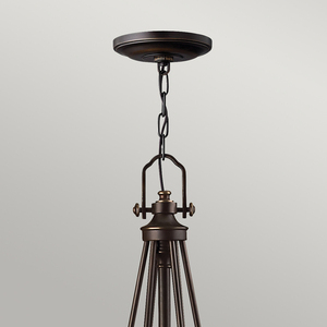 Mayflower 6 Light Chandelier Elstead small 1