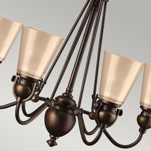 Mayflower 6 Light Chandelier Elstead small 2