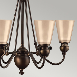 Mayflower 6 Light Chandelier Elstead small 3
