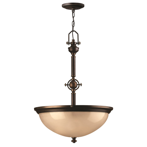 Check Mayflower 3 Pendant Lamp Elstead