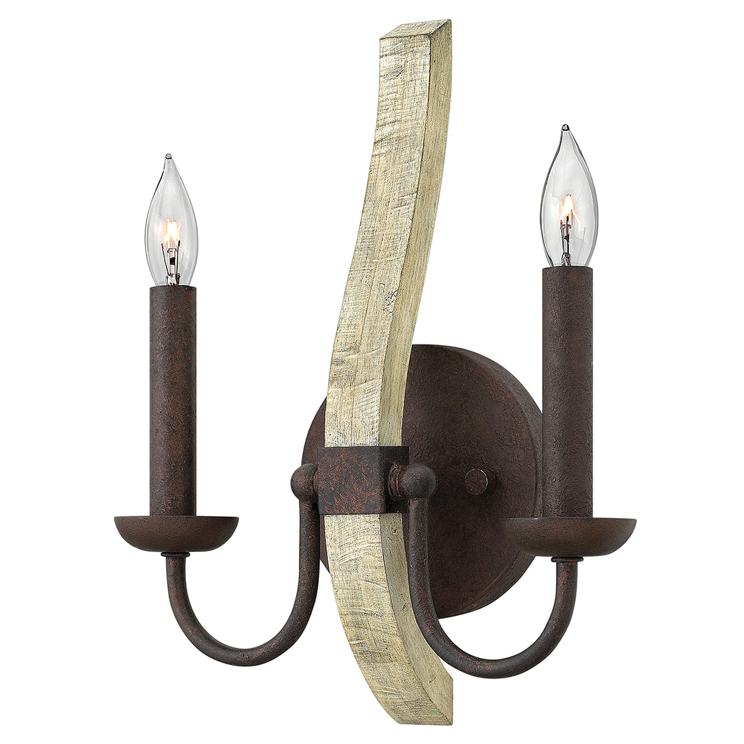 Middlefield 2 Light Wall Light Elstead