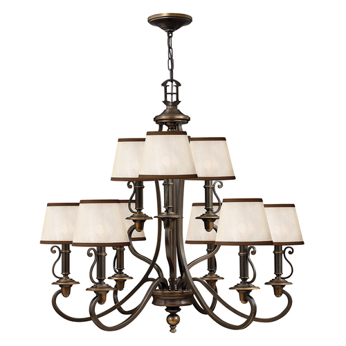 Check Plymouth 9 Light Chandelier Elstead