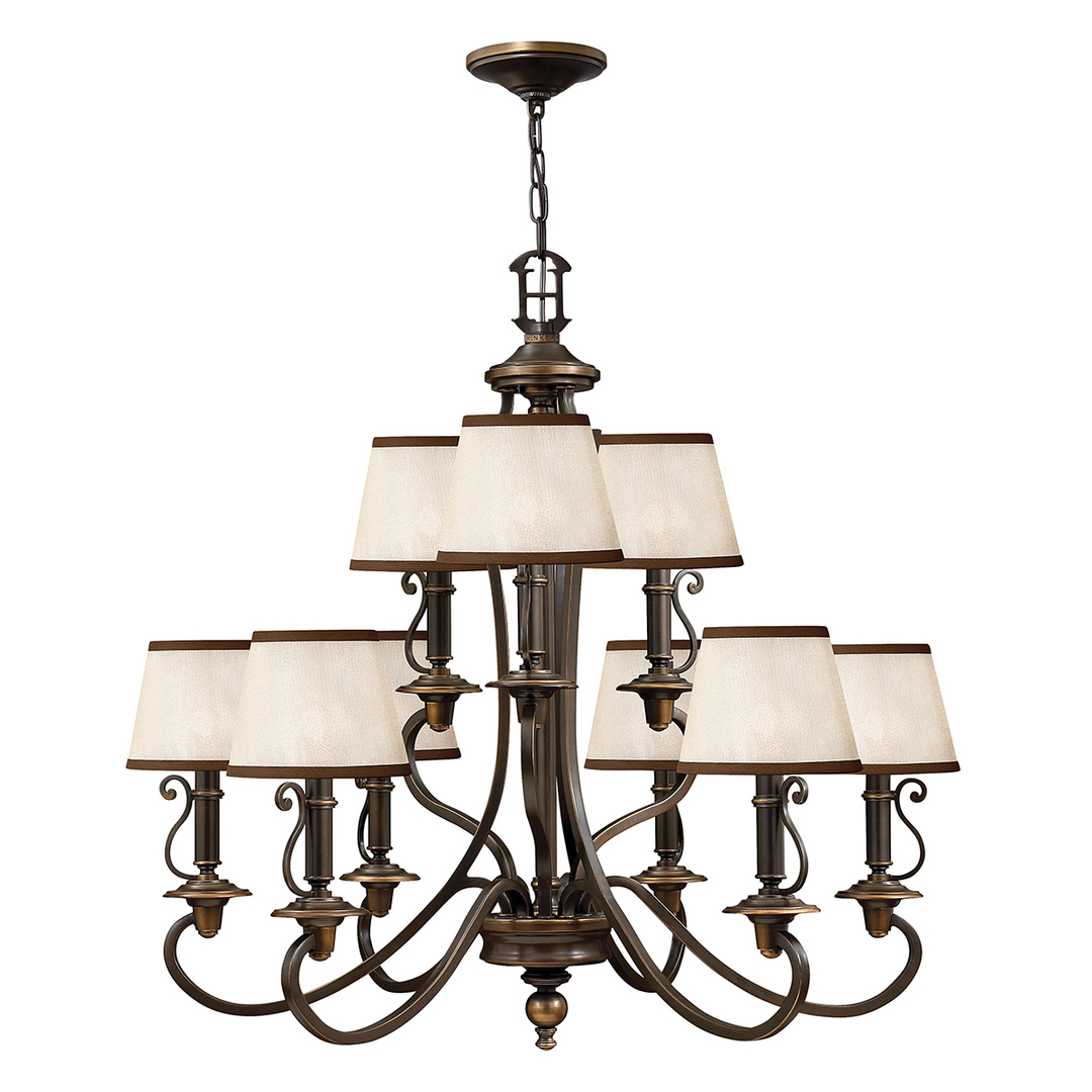 Plymouth 9 Light Chandelier Elstead