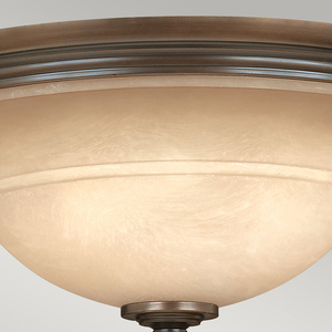 Plymouth 3 Light Flush Elstead small 1