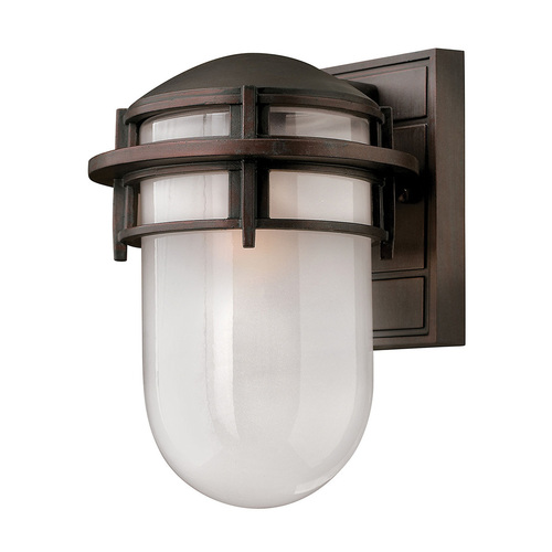 Check Reef Small 1 Light Lantern - Victorian Bronze Elstead