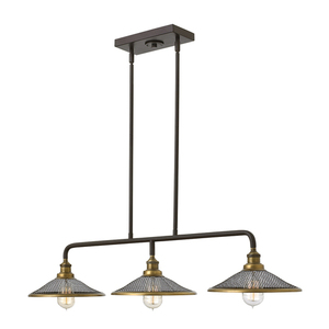 Rigby 3 Light Island Chandelier Elstead small 0
