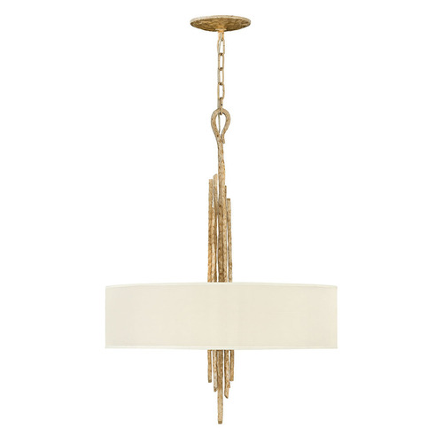 Check Spyre 6 Light Pendant - Champange Gold Elstead