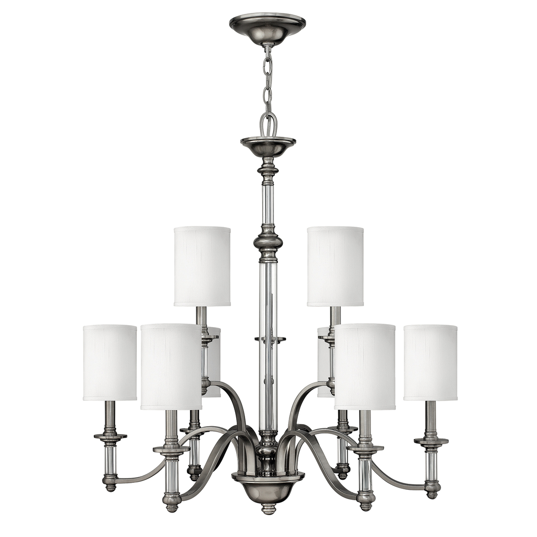 Sussex 9 Light Chandelier Elstead