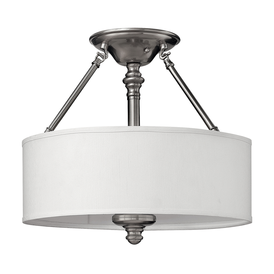 Sussex 3 Light Semi-Flush Elstead