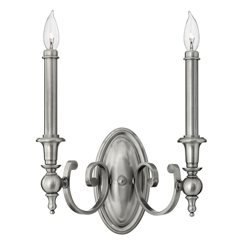 Check Yorktown 2 Light Wall Light Elstead