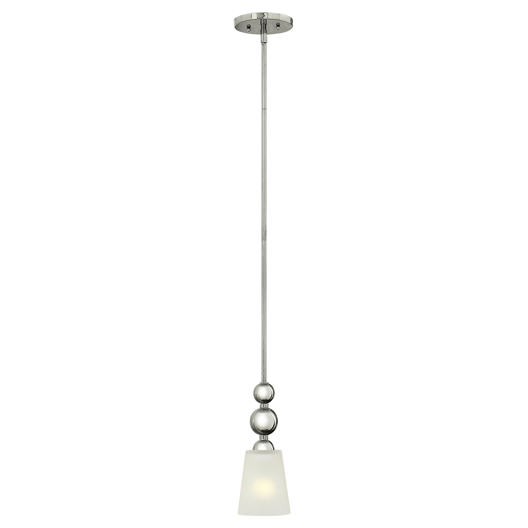 Zelda 1 Light Mini Pendant Lamp - polished nickel Elstead
