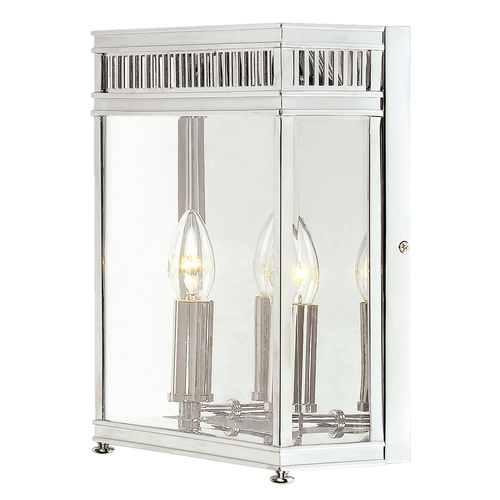 Check Holborn 2 Light Half Lantern Medium - Polished Chrome Elstead