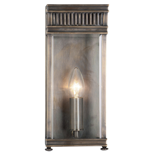 Check Holborn 1 Light Half Lantern Small - Dark Bronze Elstead