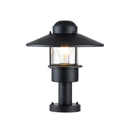Check Klampenborg 1 Light Pedestal Elstead